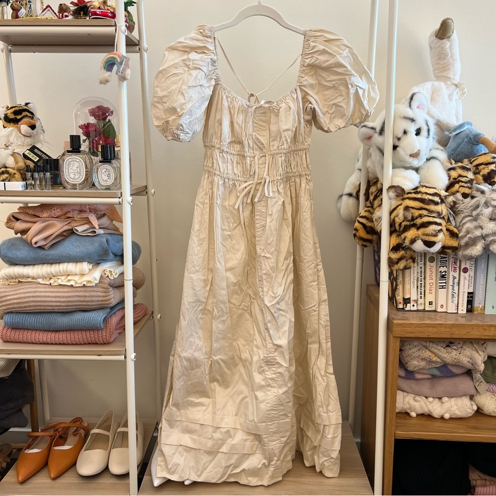 En Saison Poplin MIDI Dress NWOT